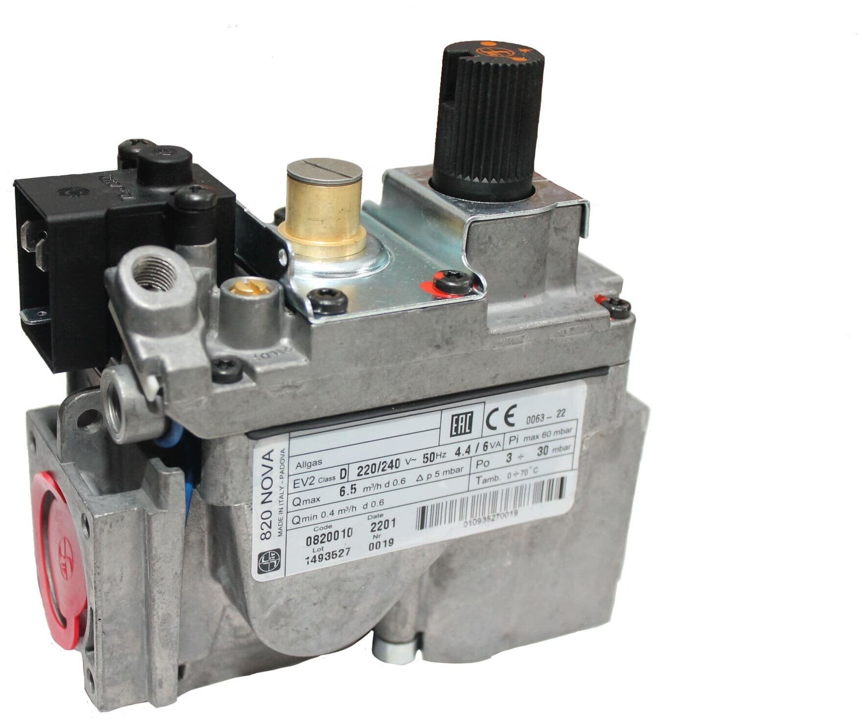 Газовый клапан SIT 820, Nova, 0.820.010 купить - цены, наличие и ...